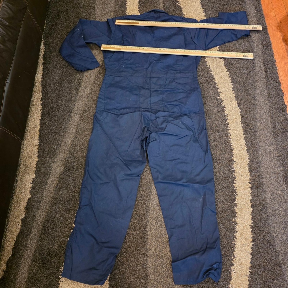 Universal Overall, Jumpsuit Stone Cutter Coverall 46R Blue Bi-Swing Union USA - Picture 6 of 6